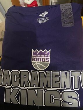 Sacramento Kings Purple Short Sleeve Graphic Tee/sleep pants
